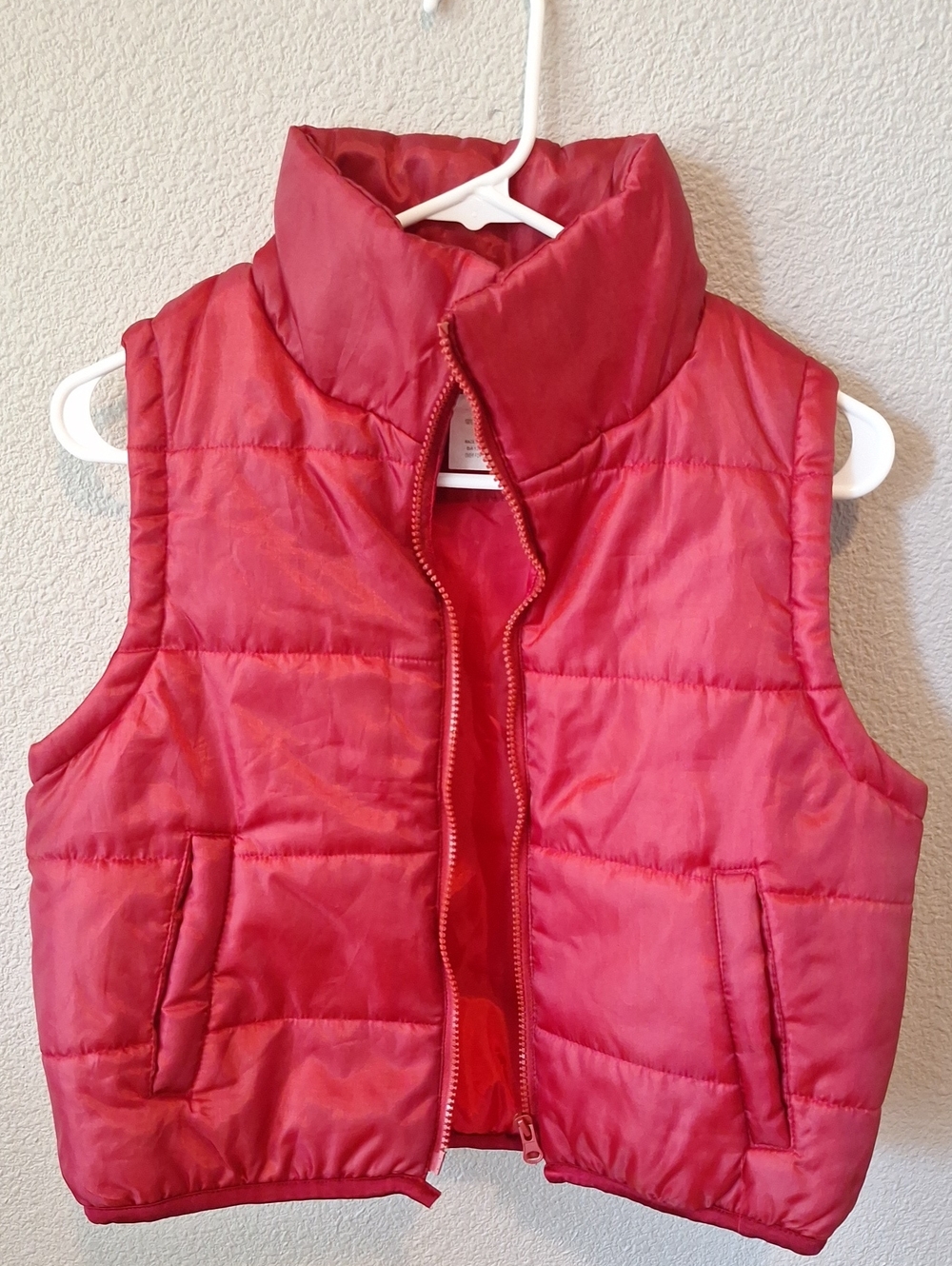 Back To The Future Puffer Vest  Red Universal Studios Marty McFlySize MUnisex